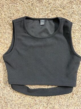 SHEIN Black Crop Top